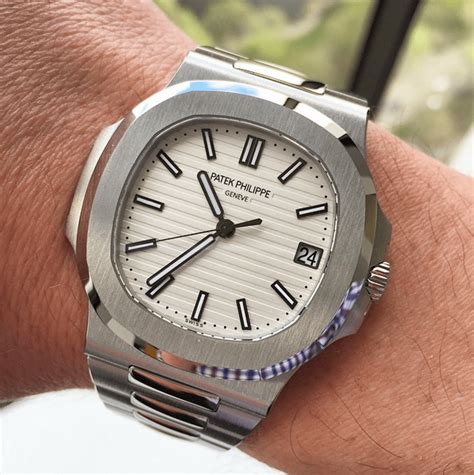 patek philippe ref. 5711 white dial|patek philippe nautilus reference 5711.